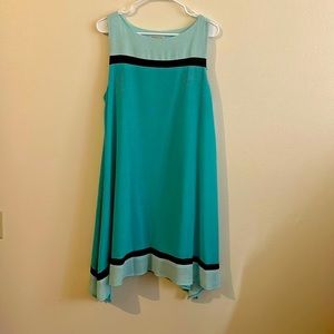 NWT Signature by Robbbie Bee Poly Spandex Sleeveless Lined Midi Dress.. Size: 12